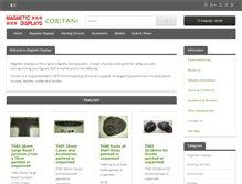 Tablet Screenshot of magneticdisplays.co.uk